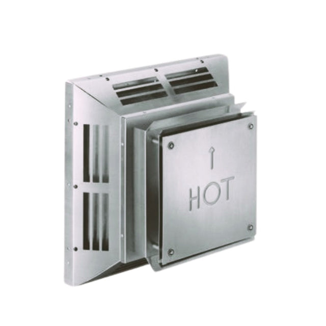 Duravent 5" x 8" DirectVent Pro Square Horizontal Termination Cap (aluminum) | 58DVA-HC