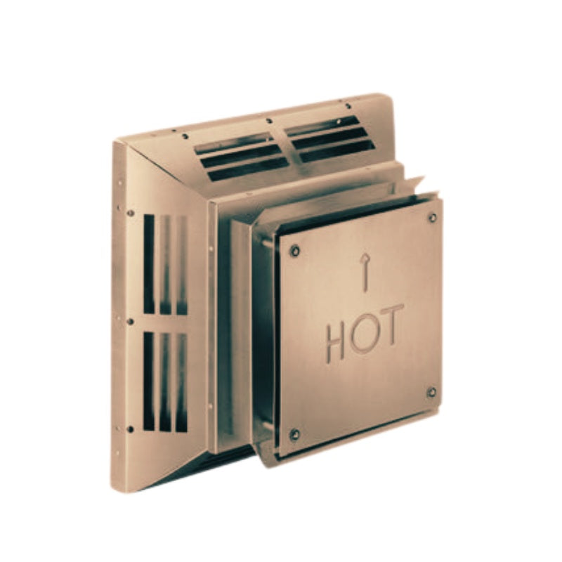 Duravent 5" x 8" DirectVent Pro Square Horizontal Termination Cap (Copper) | 58DVA-HC-C