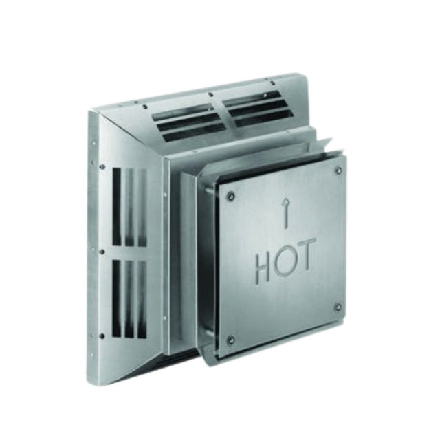 Duravent 5" x 8" DirectVent Pro Square Horizontal Termination Cap (SS) | 58DVA-HC-S