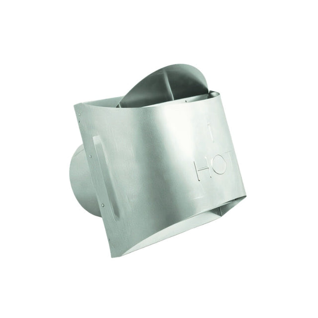 Duravent 5" x 8" DirectVent Pro High WInd Sconce Cap Stainless | 58DVA-HSCH-S