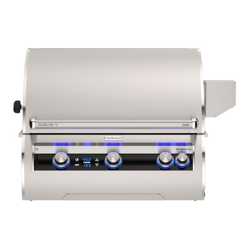 Fire Magic 30" Echelon Diamond E660i Built-In Gas Grill with Digital Thermometer