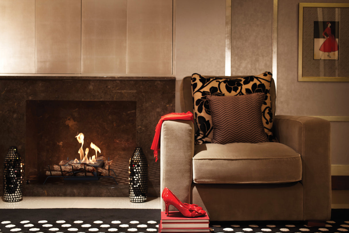 EcoSmart Heritage Grate 25 Ethanol Fireplace