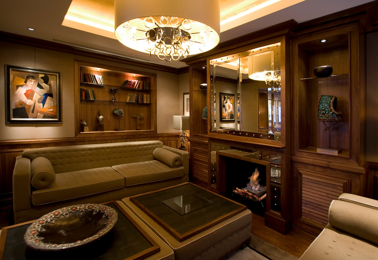 EcoSmart Heritage Grate 25 Ethanol Fireplace