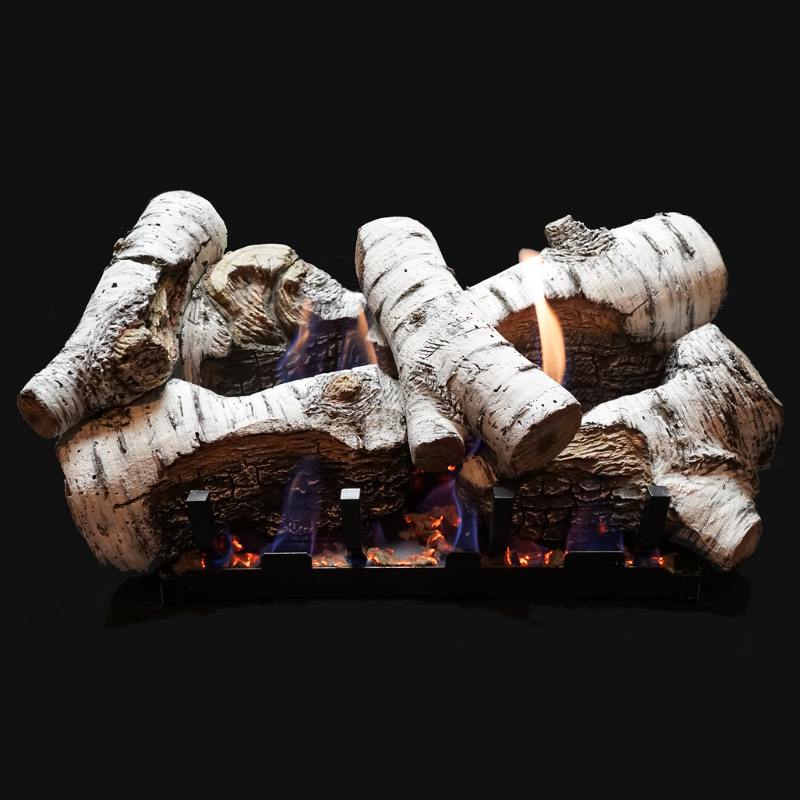 Empire Birch Burncrete Vent Free Gas Log Set