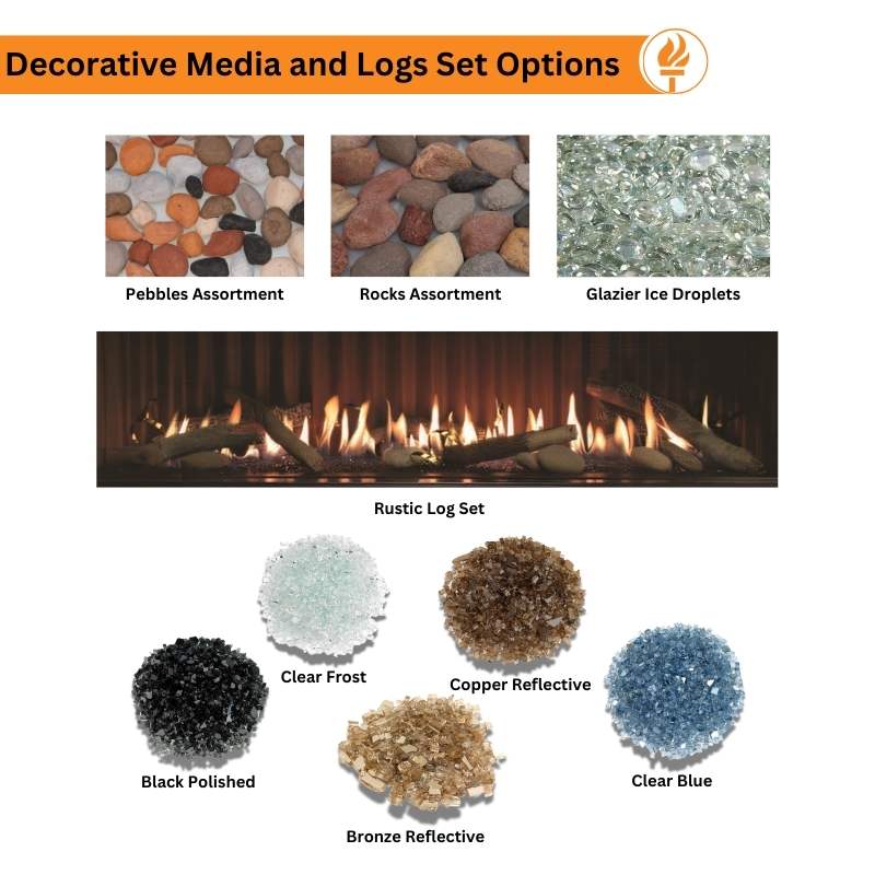 Empire Boulevard 36" Direct Vent Linear Gas Fireplace | DVLL36BP