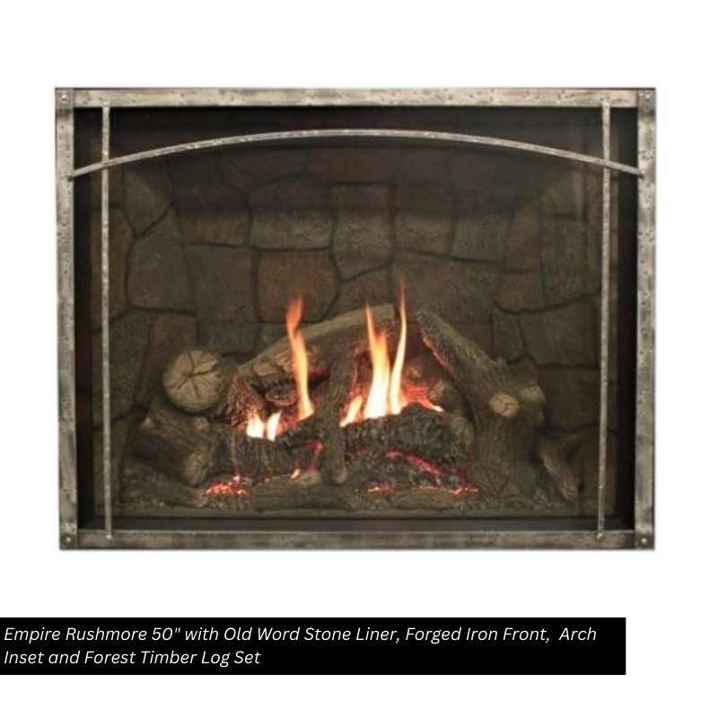 Empire Rushmore 36" Clean-Face Direct Vent Fireplace | DVCT36CBP