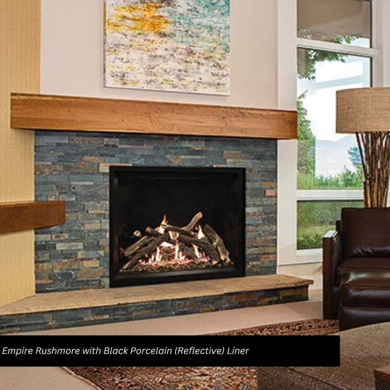 Empire Rushmore 36" Clean-Face Direct Vent Fireplace | DVCT36CBP