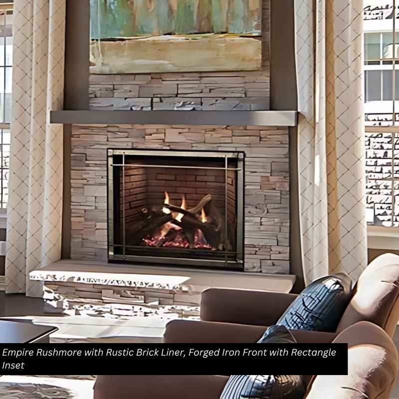Empire Rushmore 36" Clean-Face Direct Vent Fireplace | DVCT36CBP