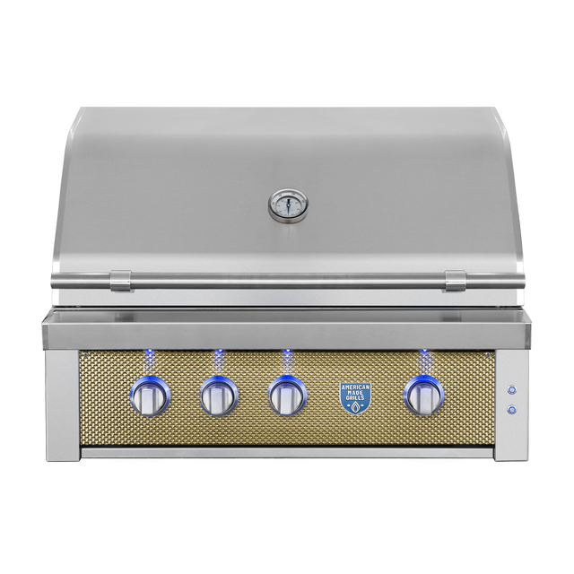American Made Grills Liberty Gold replaceable faceplate for Estate and Estate Freedom grills