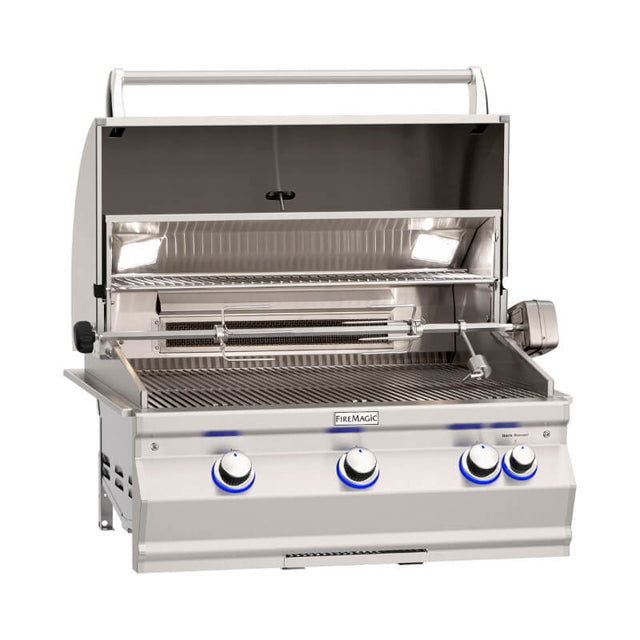 Fire Magic Aurora A660I 30-Inch Built-In Gas Grill with Infrared Burner & Rotisserie