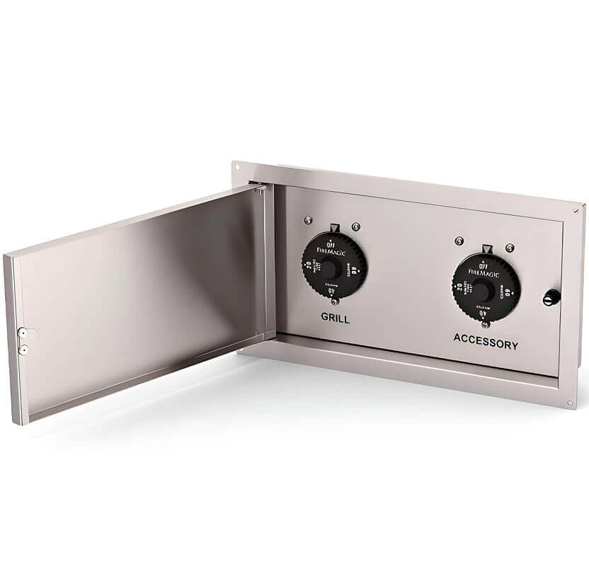 Fire Magic 790 Contemporary Grill Island With Double Drawer - ID790-SMD-115BA