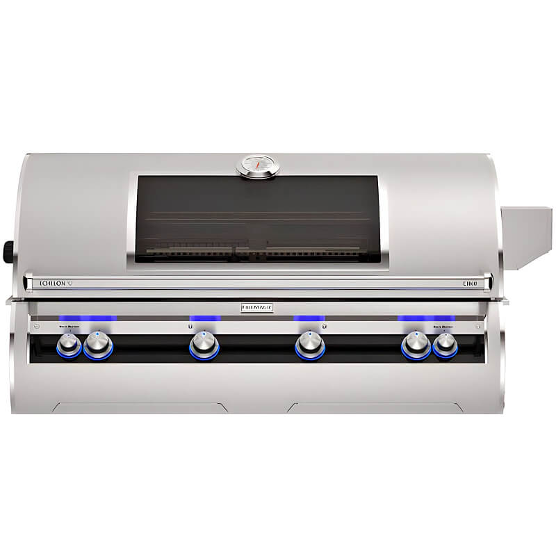 Fire Magic Echelon Diamond E1060i 48-Inch Built-In Gas Grill with Analog Thermometer, Magic View Window, & Rotisserie