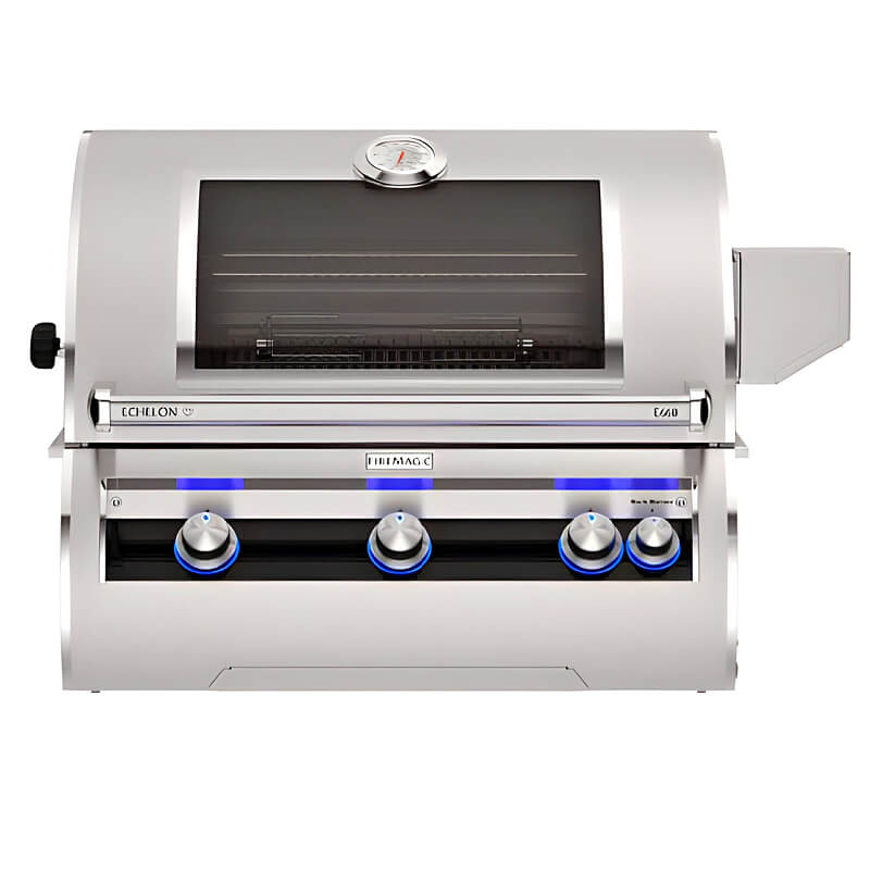 Fire Magic Echelon Diamond E660i 30 Inch Built-In Gas Grill w/ Analog Thermometer, Magic View Window, & Rotisserie