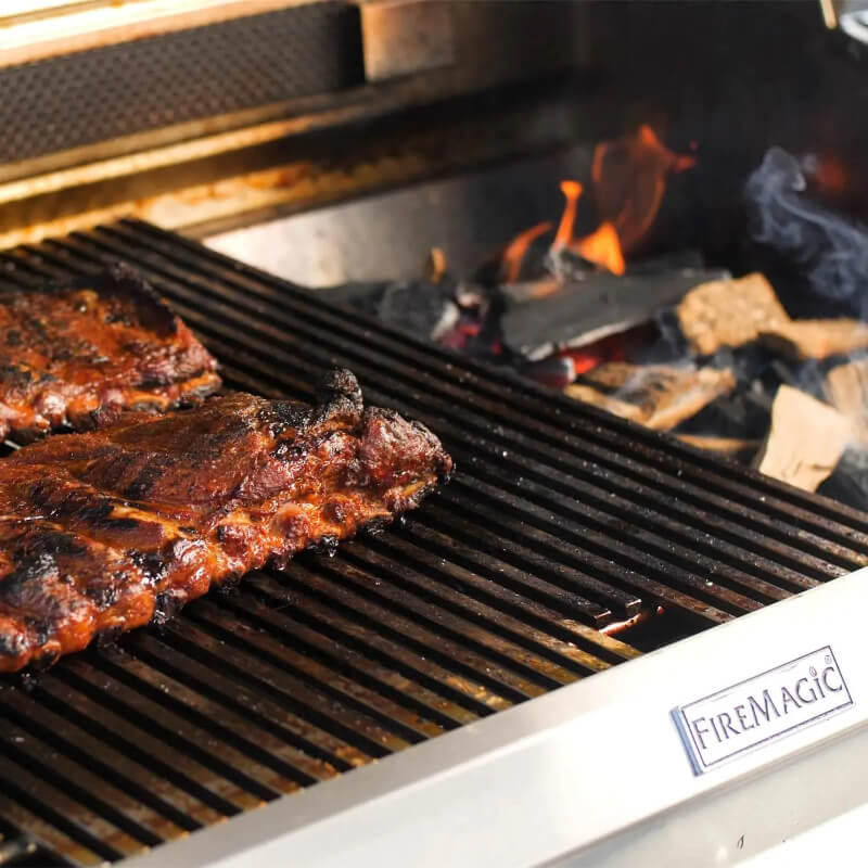 Fire Magic Echelon Diamond E660I 30-Inch Freestanding Gas Grill w/ Analog Thermometer & Rotisserie