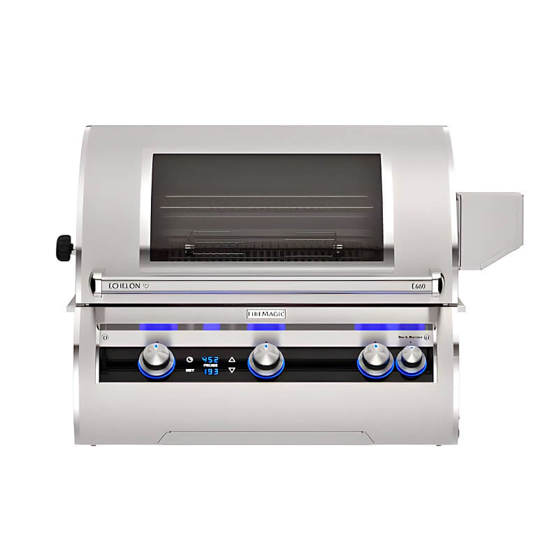 Fire Magic Echelon Diamond E660I 30-Inch Freestanding Gas Grill w/ Digital Control, Magic View Window, & Rotisserie