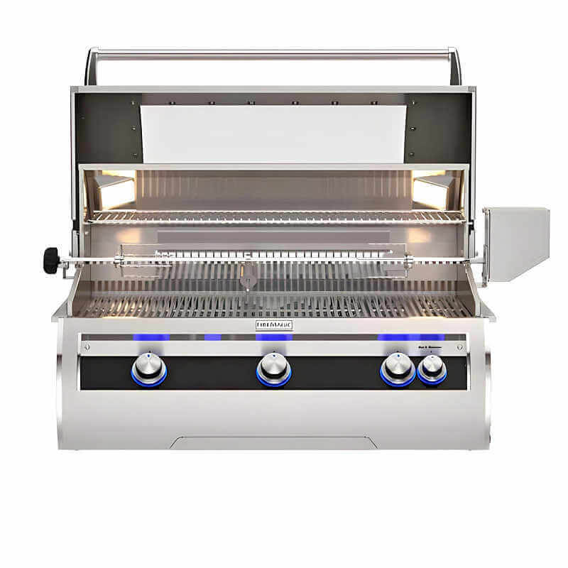 Fire Magic Echelon Diamond E790I 36-Inch Freestanding Gas Grill with Analog Thermometer, Magic View Window, & Rotisserie