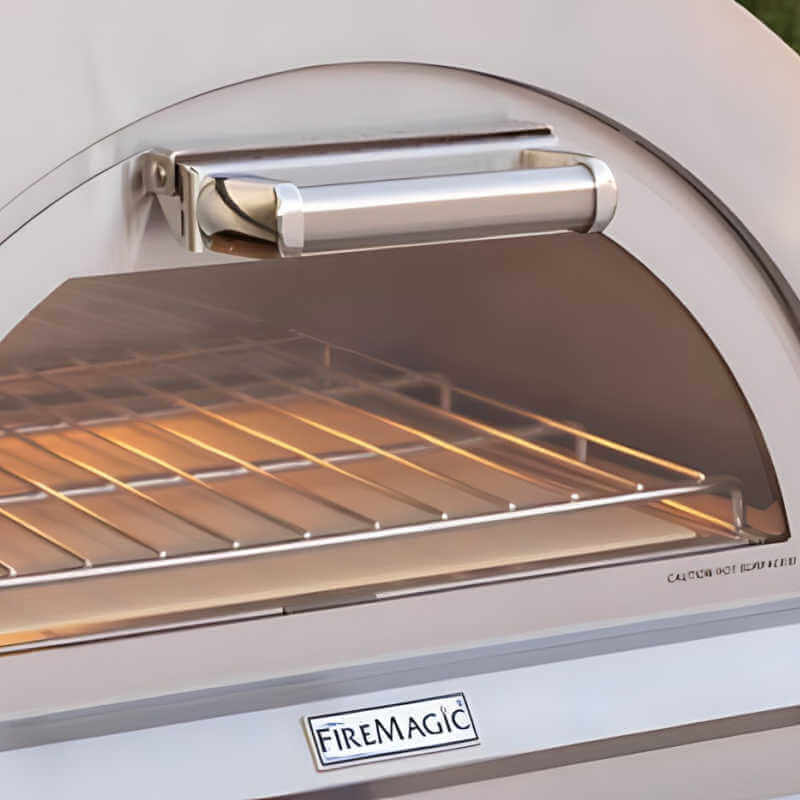 Fire Magic Echelon Diamond Black Glass Built-In Pizza Oven - 5660