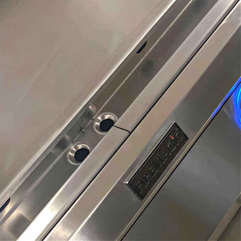 Fire Magic Echelon Diamond E660I Black Glass Gourmet Griddle With Cart