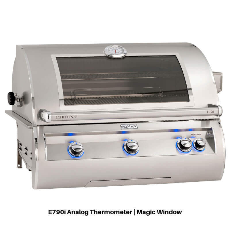 Fire Magic 790 Contemporary Grill Island With Double Drawer - ID790-SMD-115BA
