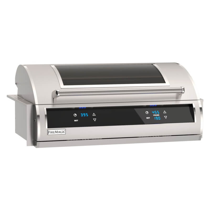 Fire Magic Electric EL500 31-Inch Electric Post Mount Grill w/ Dual Touchscreen Control, Digital Timer, Bluetooth & Magic Window