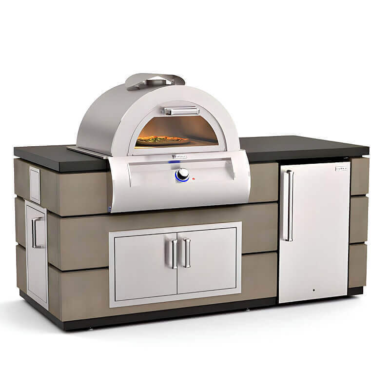 Fire Magic ID660 Smoke Contemporary Pizza Oven Island