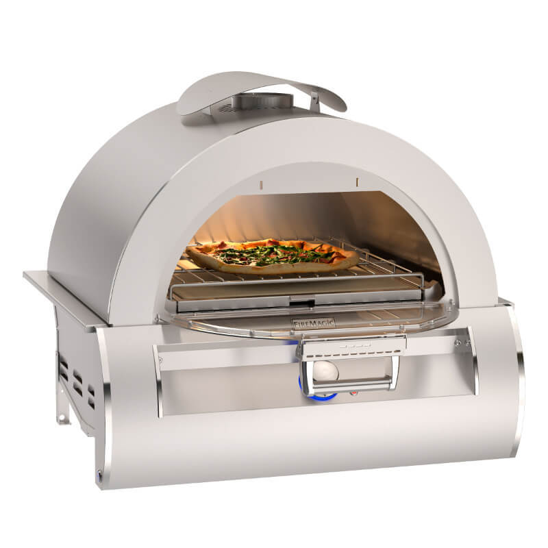 Fire Magic ID660 Smoke Contemporary Pizza Oven Island