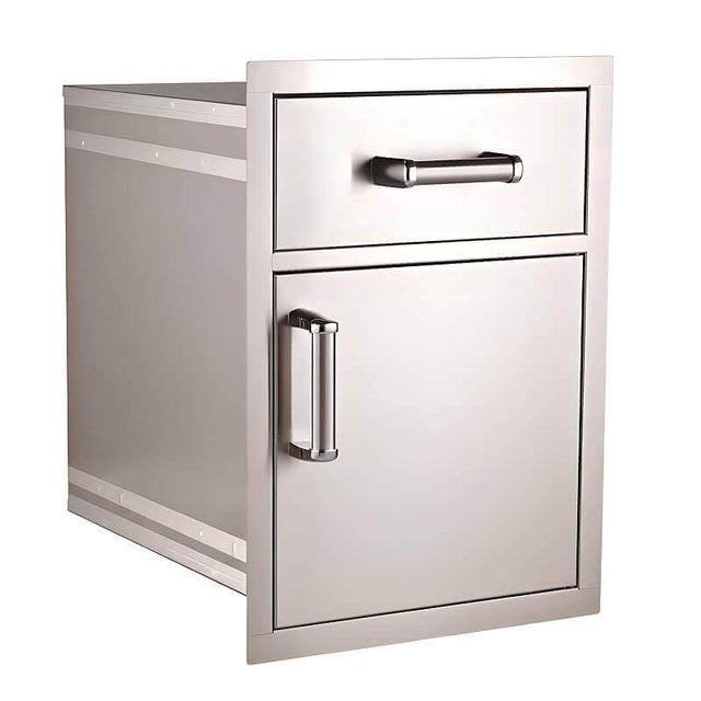 Fire Magic Premium Flush 17-Inch Medium Pantry Door/Drawer Combo - 54018S