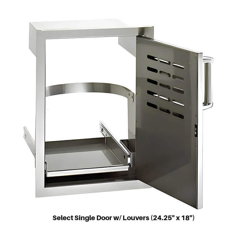 Fire Magic 790 Contemporary Grill Island With Double Drawer - ID790-SMD-115BA