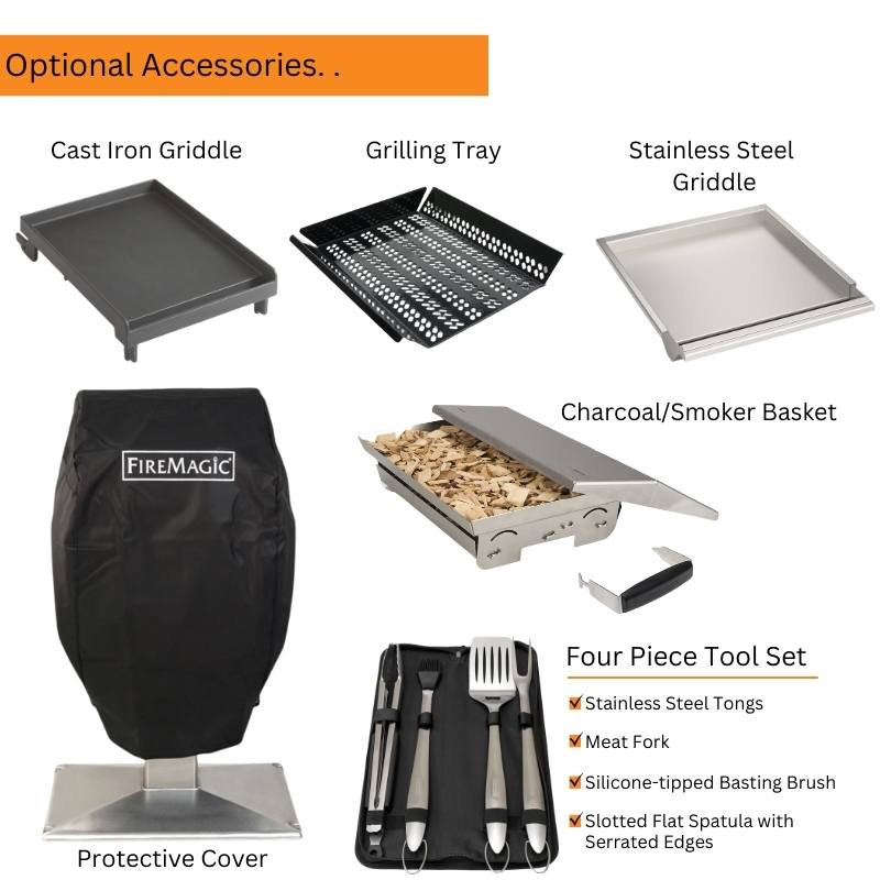 Fire Magic 24" Choice C430s Post Mount Gas Grill