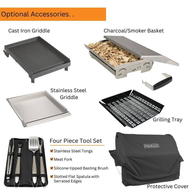 Fire Magic 24" Aurora A430i Built-In Gas Grill