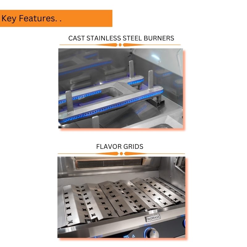 Fire Magic 24" Deluxe Legacy Drop-In Gas Grill