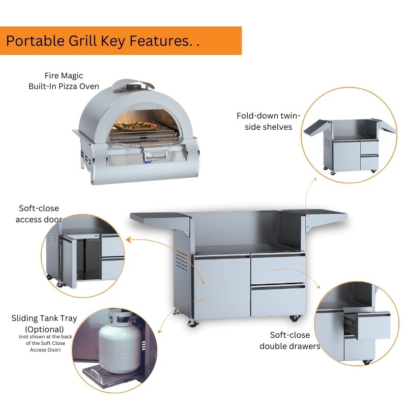 Fire Magic 30" Portable Pizza Oven