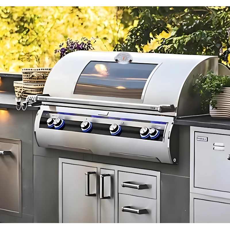 Fire Magic 48" Echelon Diamond E1060i Built-In Gas Grill with Analog Thermometer