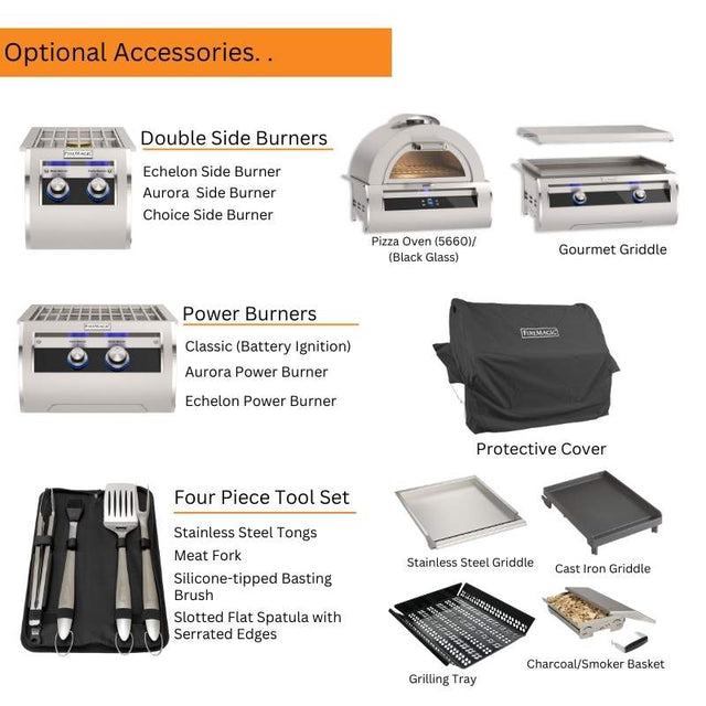 Fire Magic 48" Echelon Diamond E1060s Portable Gas Grill with Analog Thermometer