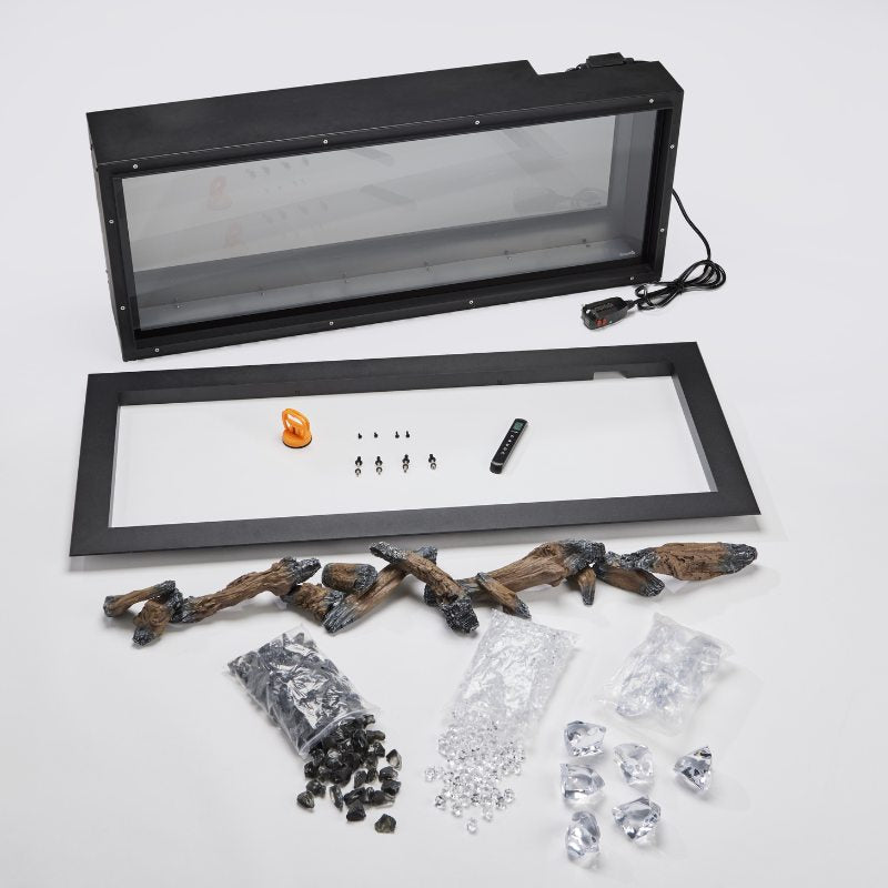 Simplifire Forum 43" Outdoor Linear Electric Fireplace | SF-OD43