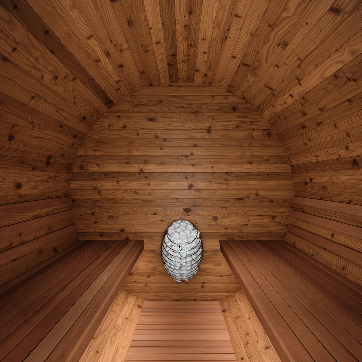 Thermory Barrel Sauna 63 DIY Kit 6 Person Sauna Builder