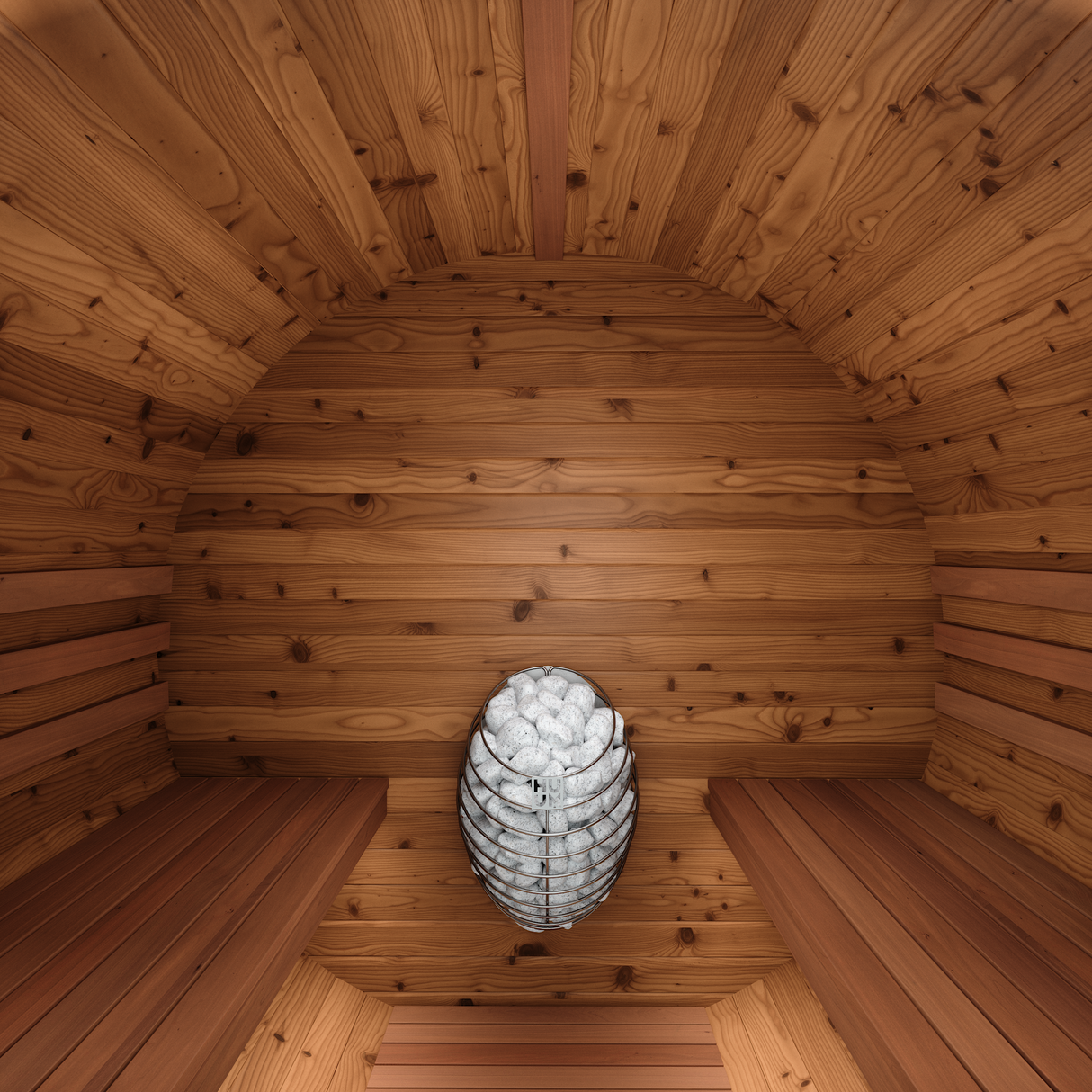 Thermory Barrel Sauna 55 DIY Kit 2 Person Sauna Builder