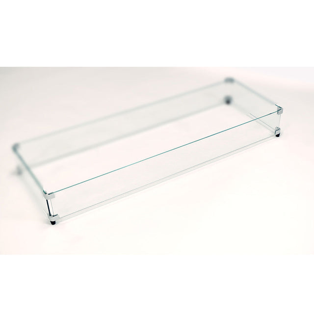 The Outdoor GreatRoom Glass Wind Guard Replacement Glass Panel - Square / Rectangular / Linear