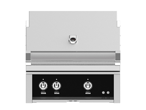 Hestan 30-Inch Built-In Natural Gas Grill W/ 2 Trellis Burners & Rotisserie - GABR30-NG