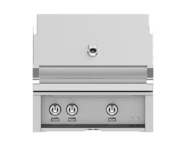 Hestan 30-Inch Built-In Natural Gas Grill W/ 2 Trellis Burners & Rotisserie - GABR30-NG