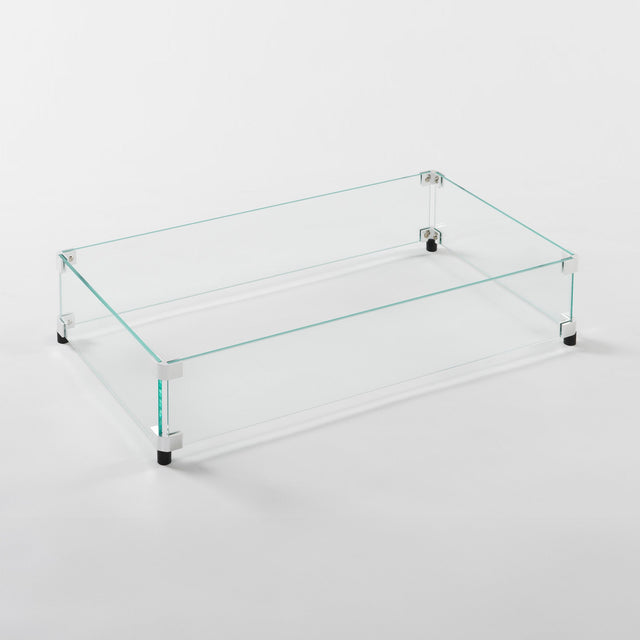 Rectangular Glass Wind Guard