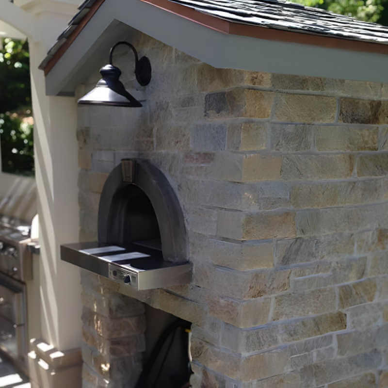 HPC Fire Di Napoli Series Dual Fuel Built In Outdoor Pizza Oven - FDP-DINAPOL