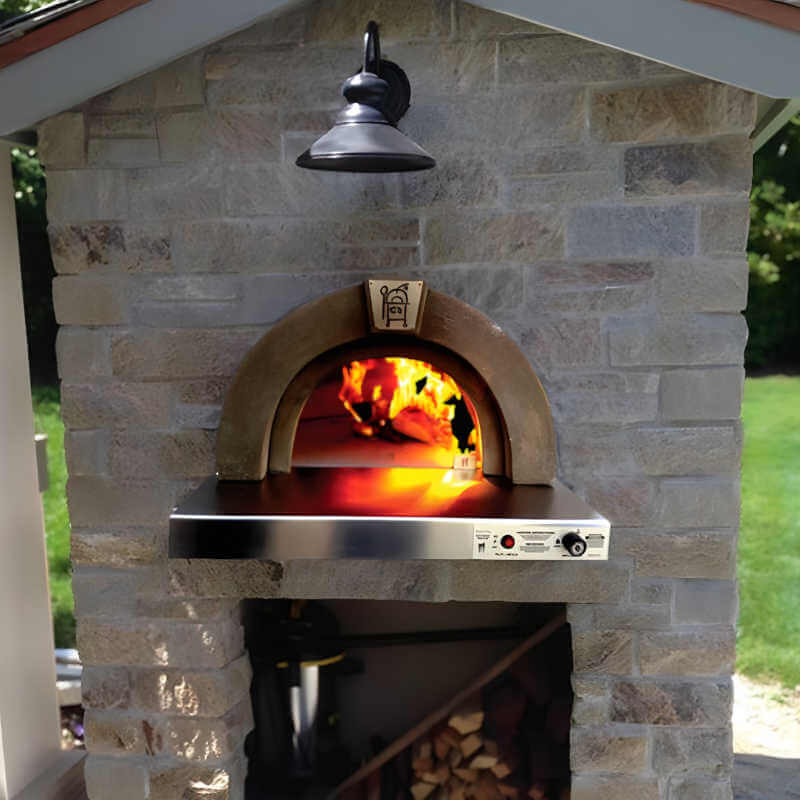 HPC Fire Di Napoli Series Dual Fuel Built In Outdoor Pizza Oven - FDP-DINAPOL