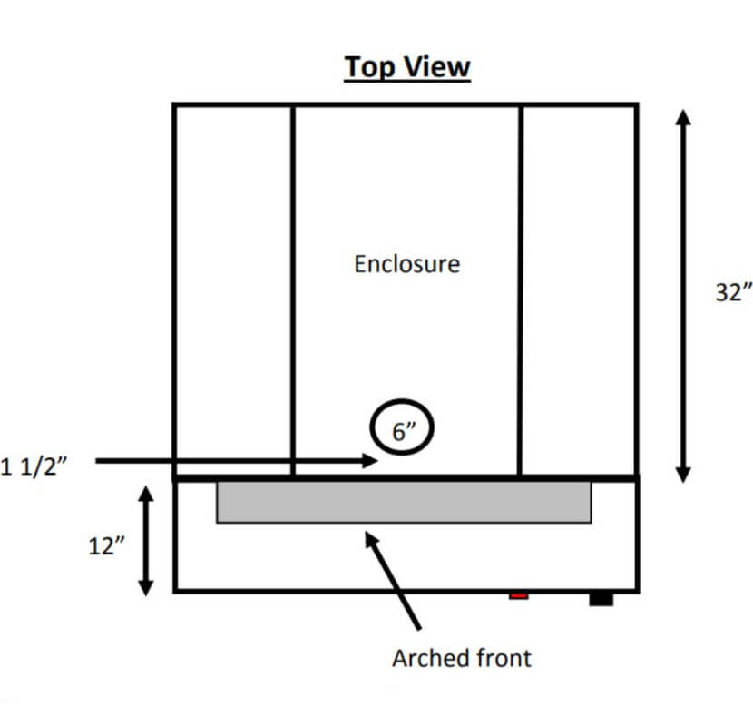 HPC Fire Di Napoli Series Dual Fuel Built In Outdoor Pizza Oven - FDP-DINAPOL