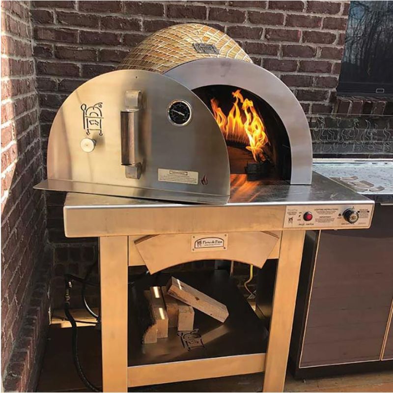 HPC Fire Forno de Pizza Oven Door with Thermometer - FDP-DOOR