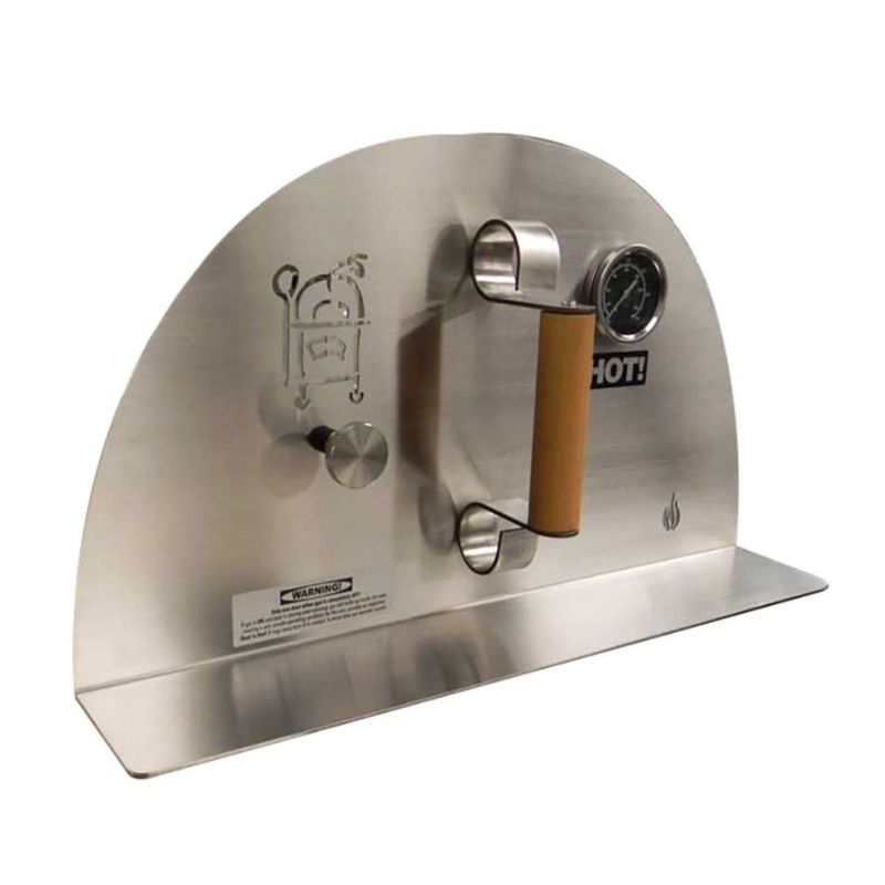 HPC Fire Forno de Pizza Oven Door with Thermometer - FDP-DOOR