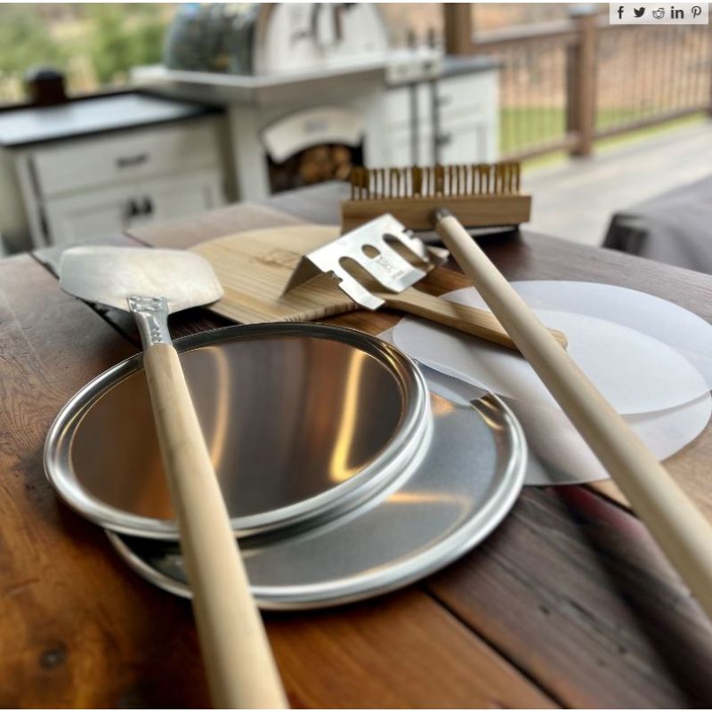 HPC Fire Pizza Oven Accessory Kit for Outdoor Ovens