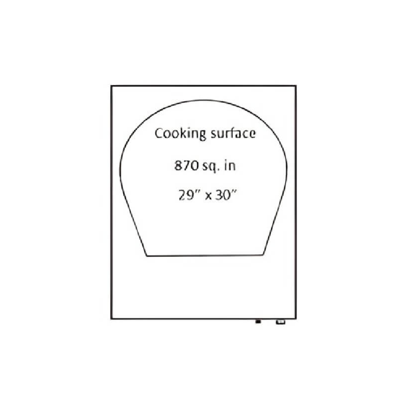 HPC Fire Villa Series Built In Outdoor Pizza Oven - FDP-VILLA