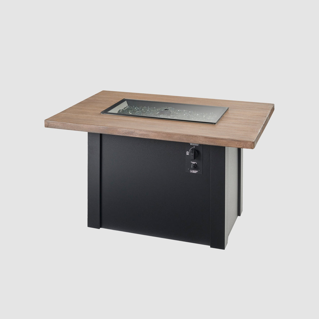 Havenwood Rectangular Gas Fire Pit Table 44"