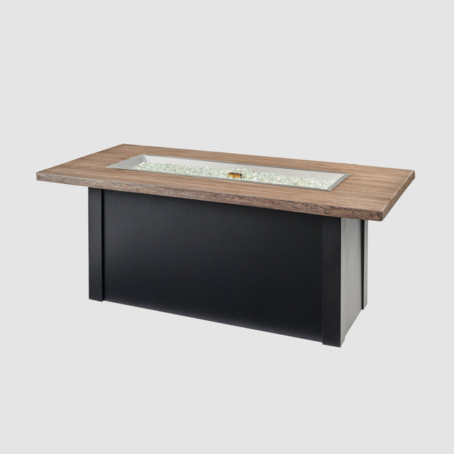 The Outdoor GreatRoom Havenwood Linear Gas Fire Pit Table 62"